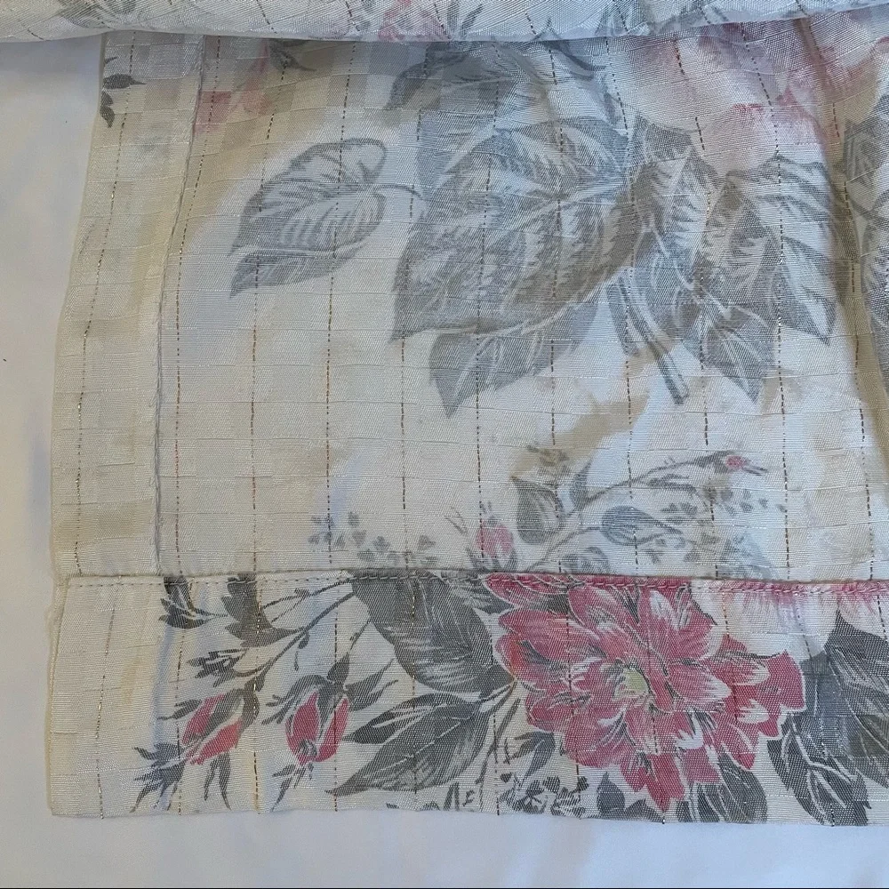 Vintage Handmade Pinch Pleated Drapes 84